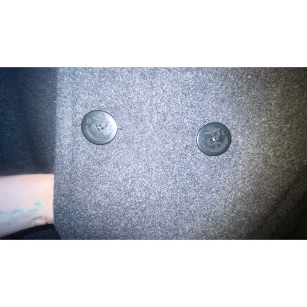 Mens wool Ralph Lauren peacoat size 42R . - Picture 3 of 8
